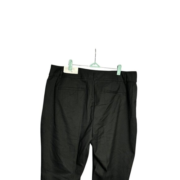 Loft Outlet Womens Black Pants Skinny Ankle High Rise Size 16 New - Picture 5 of 9